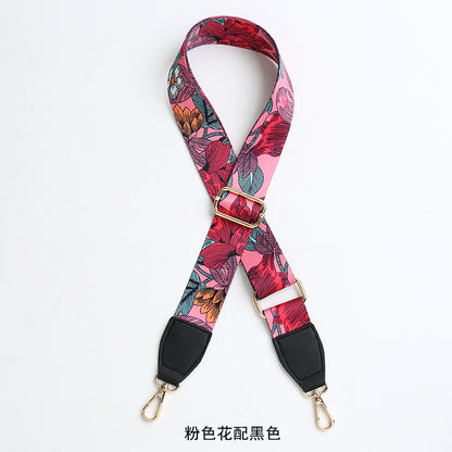 Women's Bag Strap One-Shoulder Crossbody Ladded All-Match Polyester Cotton Belt Bag Modification Accessories Wide Belt Adjustable Replacement