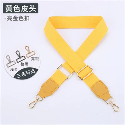 Women's Bag Strap One-Shoulder Crossbody Ladded All-Match Polyester Cotton Belt Bag Modification Accessories Wide Belt Adjustable Replacement