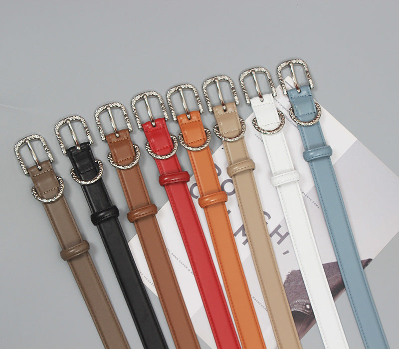 Niche homemade original classic first layer cowhide women's belt belt casual pin buckle versatile New