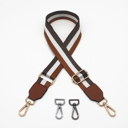 Women's Bag Strap One-Shoulder Crossbody Ladded All-Match Polyester Cotton Belt Bag Modification Accessories Wide Belt Adjustable Replacement