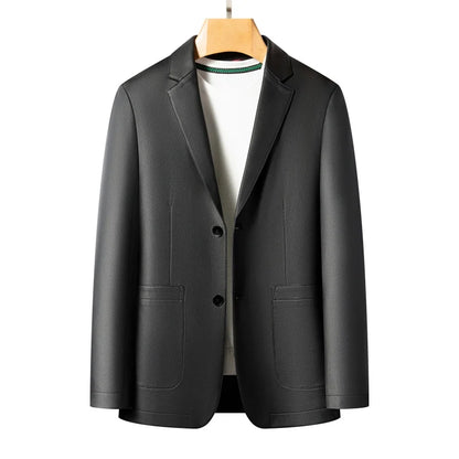 2025 Spring and Autumn leather jackets, casual leather suits, men's leather jackets, and sheepskin slimming high-end