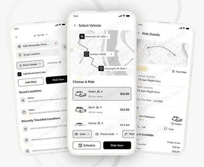 Advanced Ride Booking Solution AI Dispatch Real-Time Tracking Mobile App Integration Stock Internet Version MAC/Linux Compatible