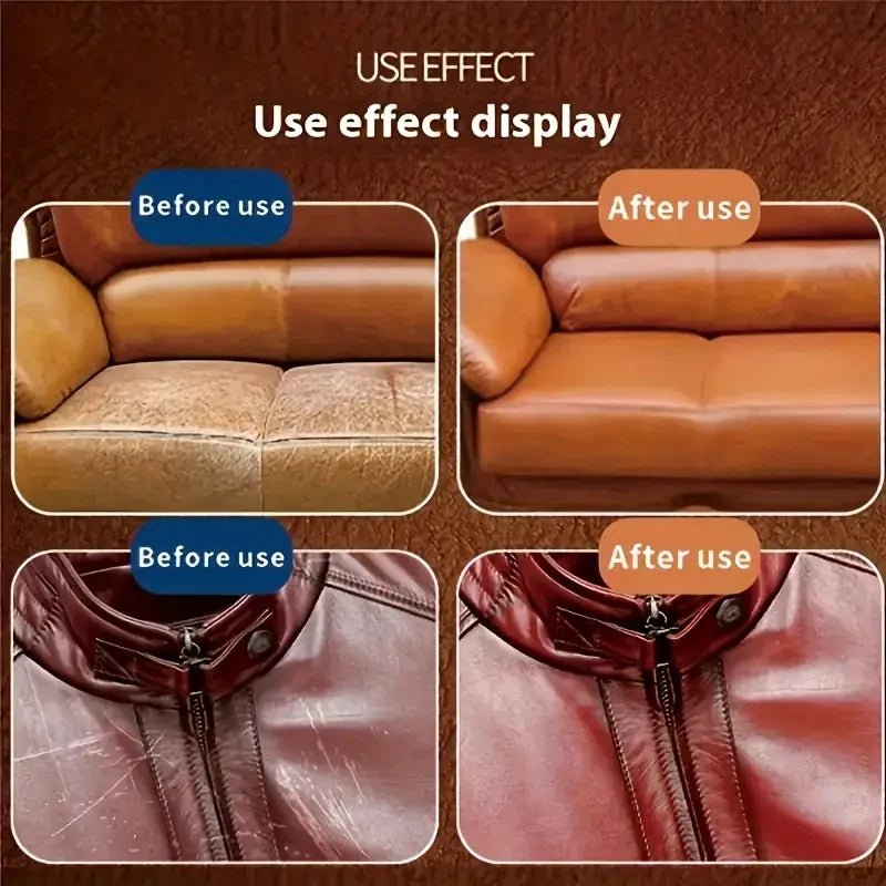 Leather Care Cream Maintain Furniture Shoes Car Interior Restoring Gloss Repair Cracked Nourishing Darken Leather Cream