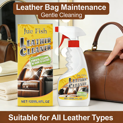 Leather Cleaner Deeply Penetrate Leather Pores Effectively Remove Oil Stains Soften Leather Brighten Leather Cleaning Care Agent