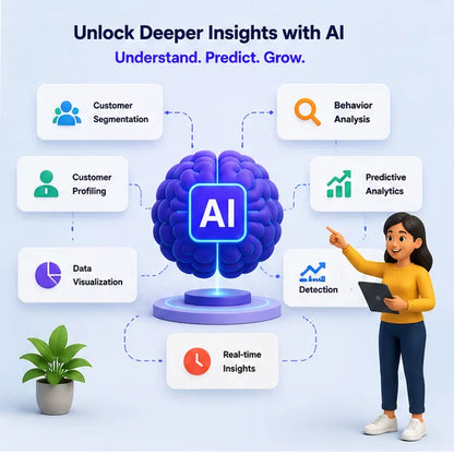 AI Powered Customer Intelligence Solution Behavioral Analytics Segmentation Mobile Web
