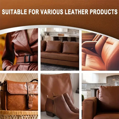 Leather Care Cream Maintain Furniture Shoes Car Interior Restoring Gloss Repair Cracked Nourishing Darken Leather Cream