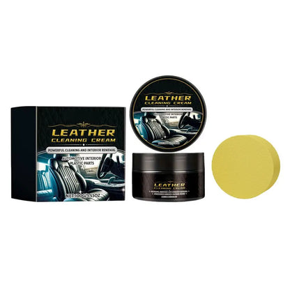 Leather Care Cream 100g Mild Safe Leather Conditioner Natural Waterproof Leather Cream for Car Seats Leather Sofas Leather Bags